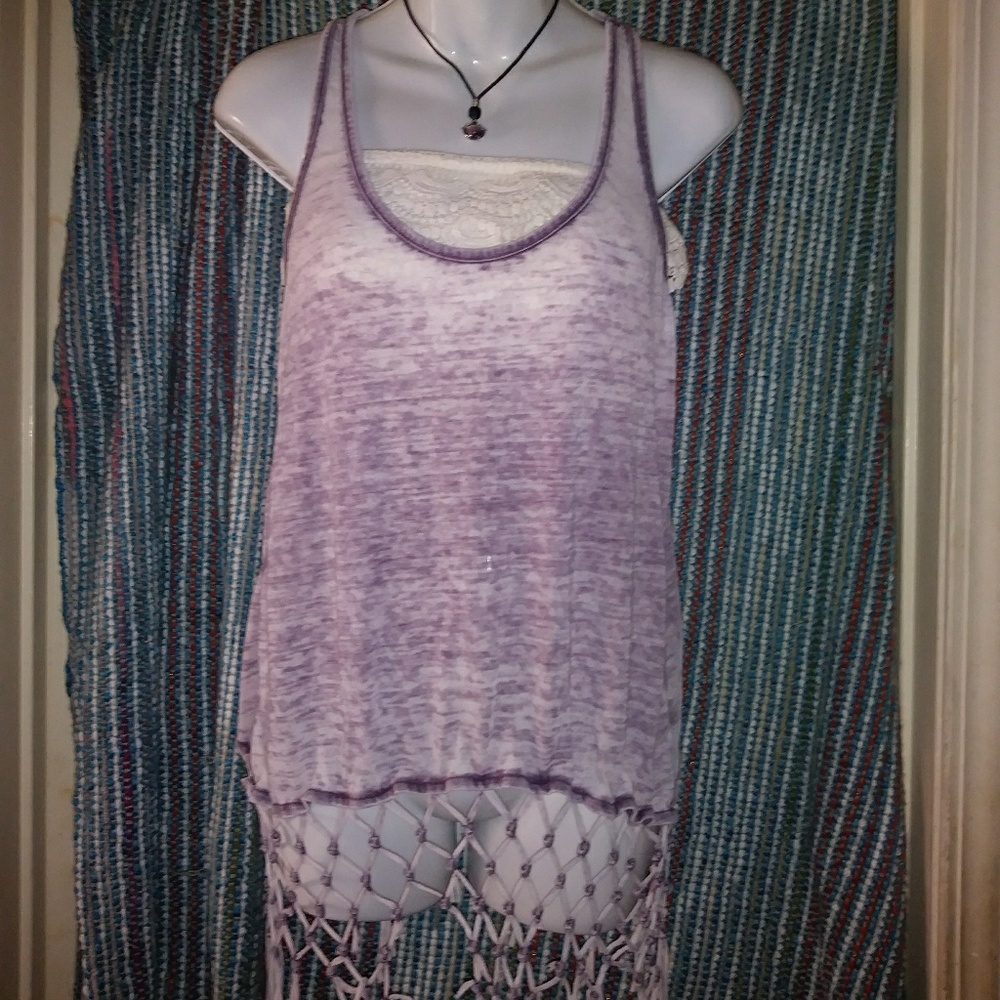 Staring At Stars Uo Urban Outfitters Net Tank M